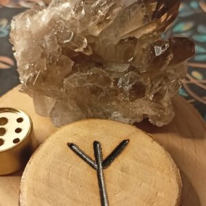 altar drusa cuarzo ahumado