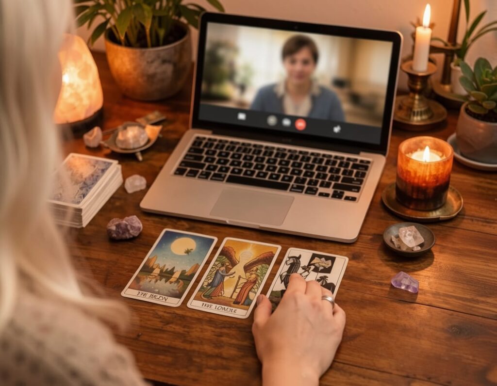 sesión videollamada tarot online